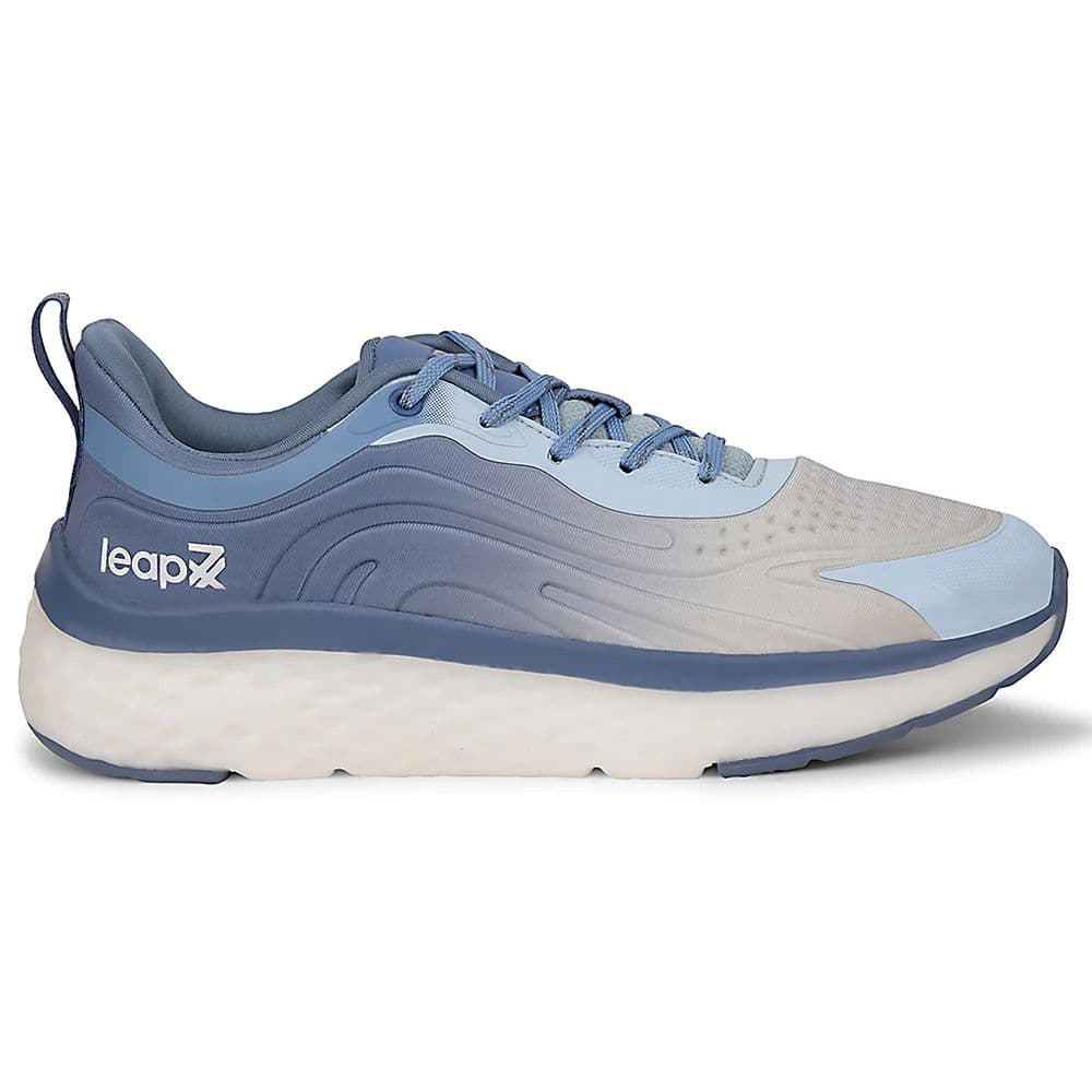 Leap7x Blue Sports Lacing Running Shoes For Men NITRUN-10 By Liberty — photo 2