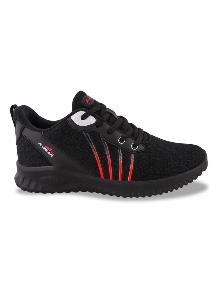 AGR-008 Black Men's Sports Shoes — Black / 6