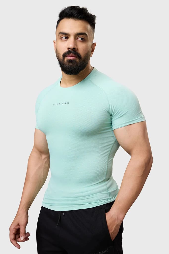 Elite Compression T-shirt Mint Green — S