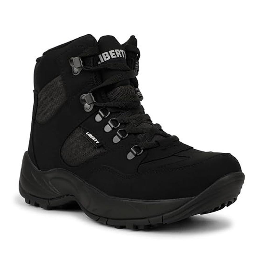 Freedom Black Lacing Safety Shoes For Men EVEREST-4J By Liberty