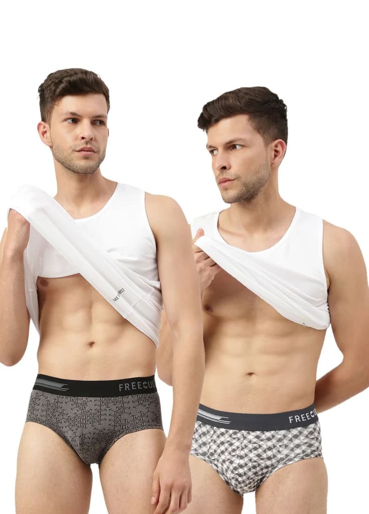 Men's Anti-Bacterial Printed Micro Modal Brief (Pack of 2) — photo 16