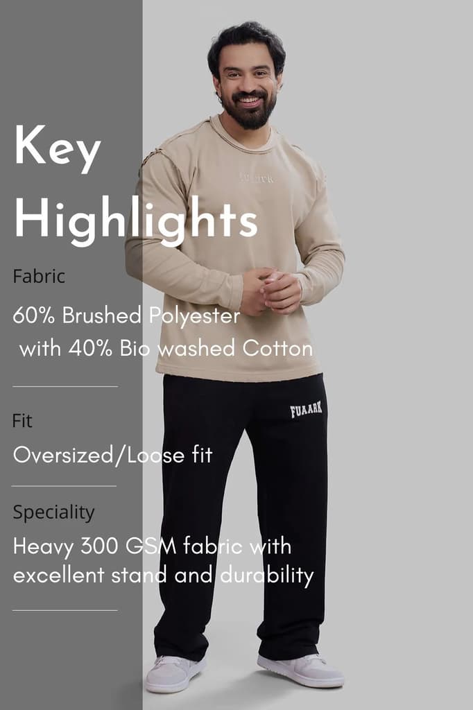 Shell Raw Sweatshirt Beige — photo 7