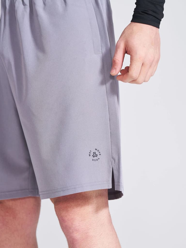 Men's Grey Regular Fit Shorts — photo 3