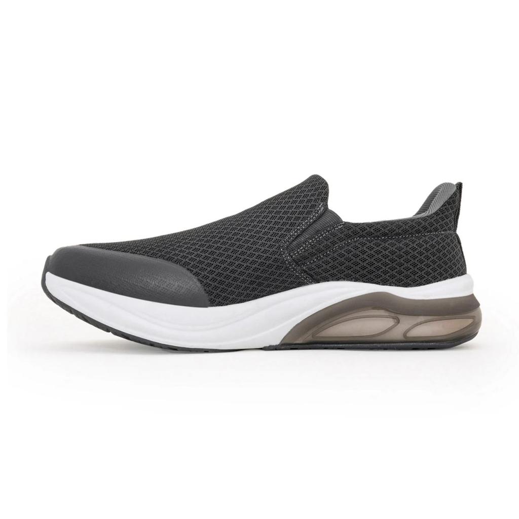 Walking Slip-On Shoes for Men in Dark Grey | Low-Cut Walking Shoes. — photo 3