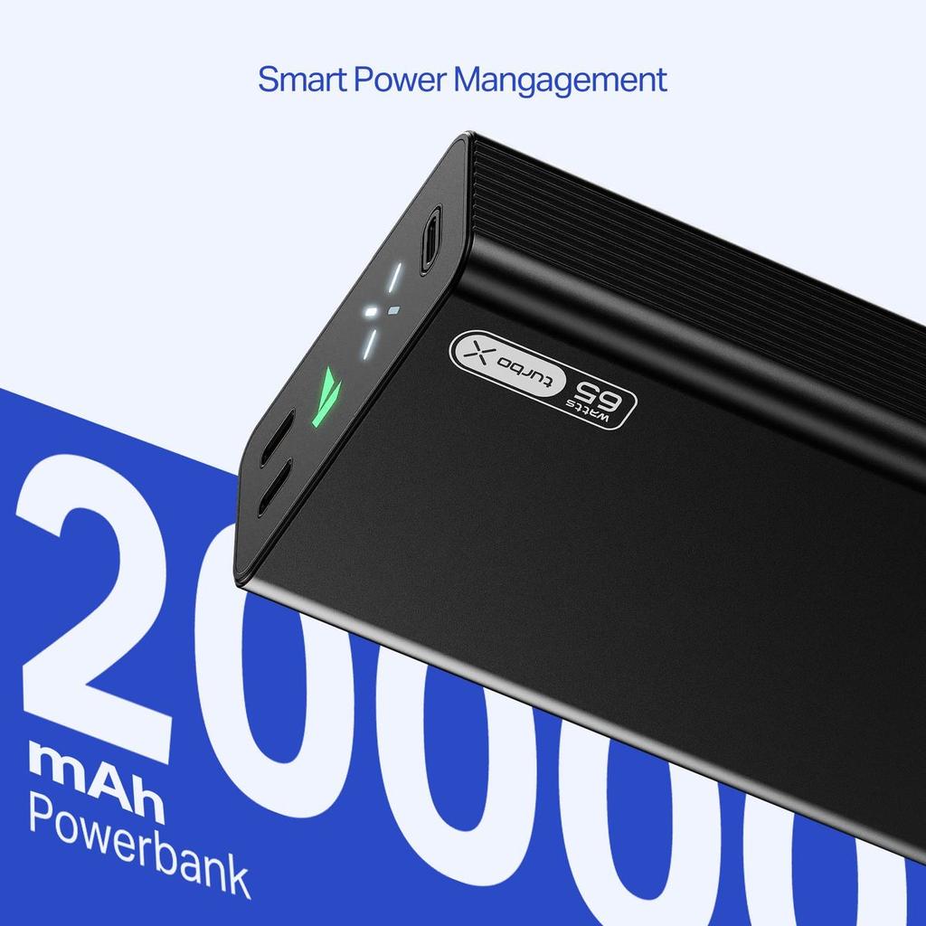 boAt Energyshroom PB465 Turbo X | 20000mAh Power Bank with 65W Turbo Fast Charging — photo 3