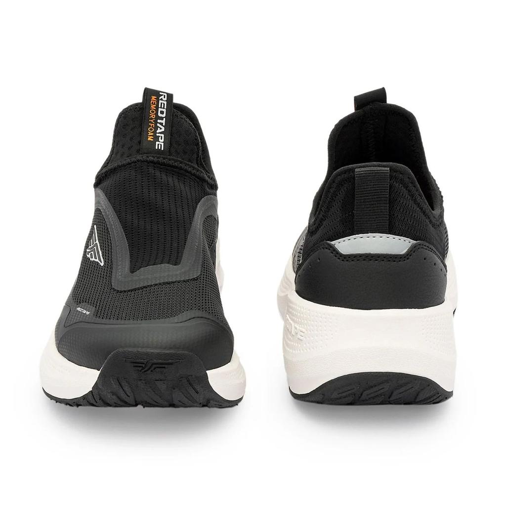 Walking Shoes for Women in Black and White | Slip-On Shoes — photo 4