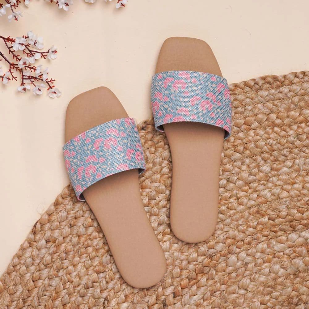 Chettinad Florals Casual Flats — 36