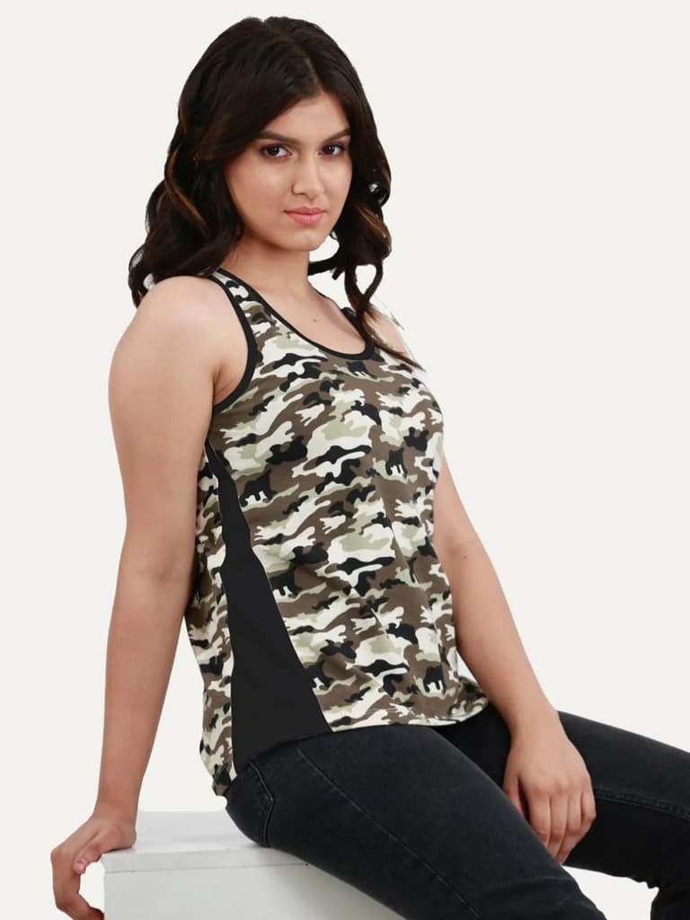 Camouflage Printed Women's Tanks (Pack of 3) — photo 5