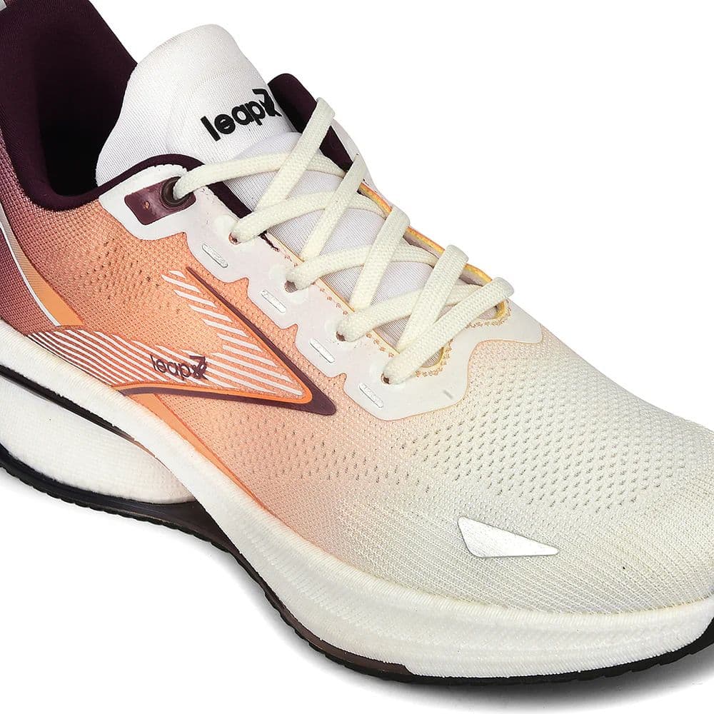 Leap7x Tan Sports Lacing Running Shoes For Men MOSCOW-6 By Liberty — photo 4