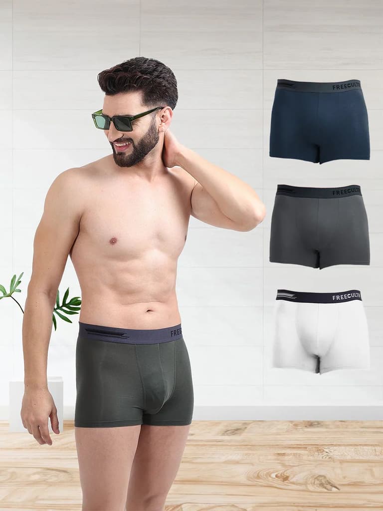 Men's Anti-Bacterial Micro Modal Plain Trunk (Pack of 4) — photo 12