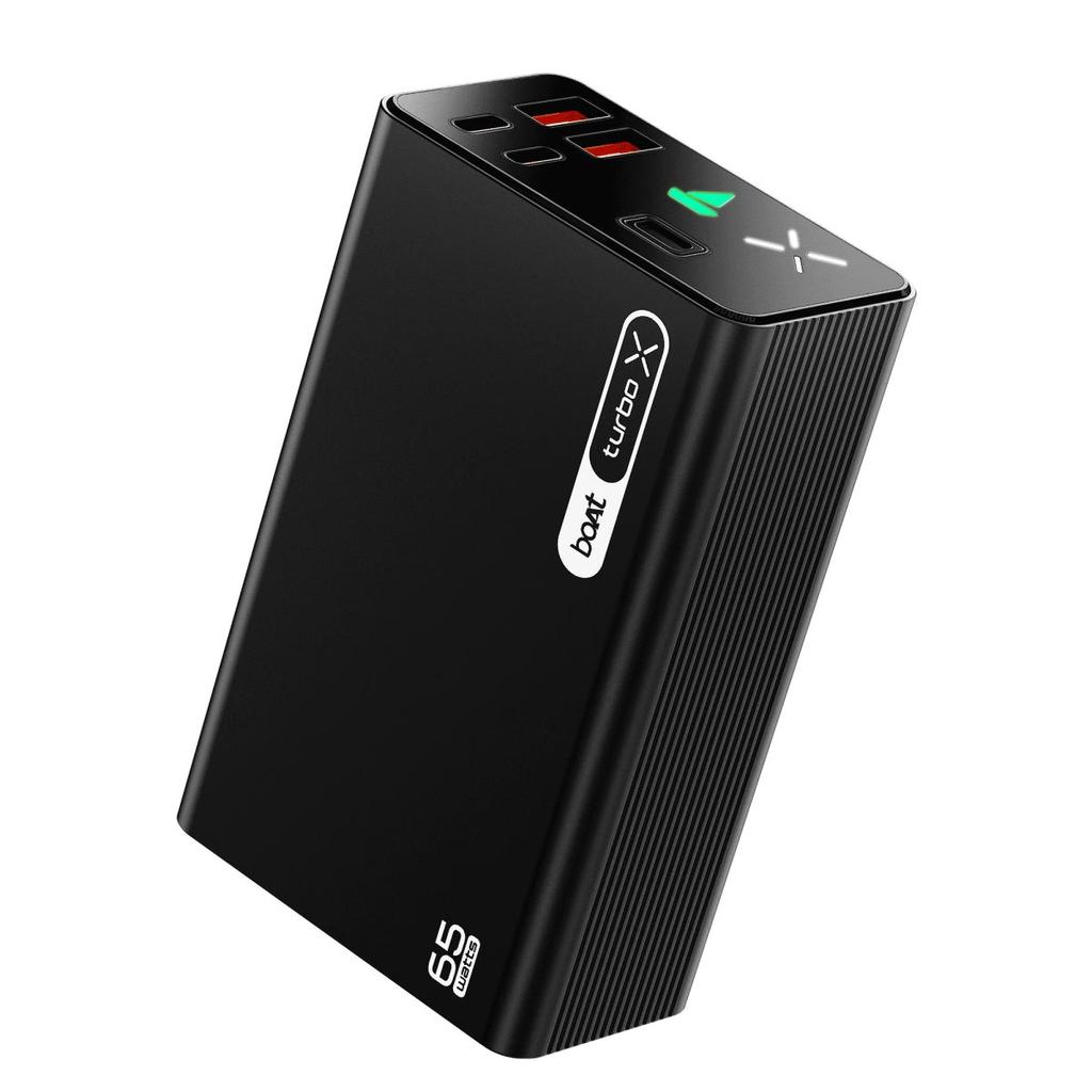 boAt Energyshroom PB665 Turbo X | 30000mAh Power Bank with 65W Turbo Fast Charging