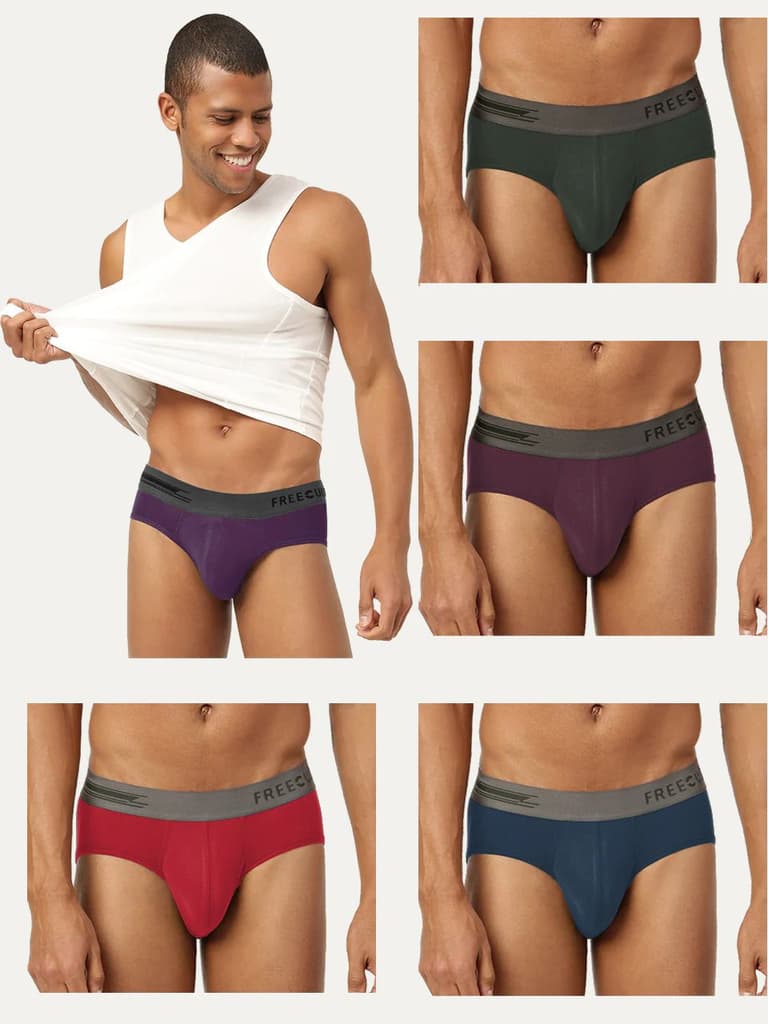 Men's Anti-Bacterial Micro Modal Brief (Pack of 5) — photo 13