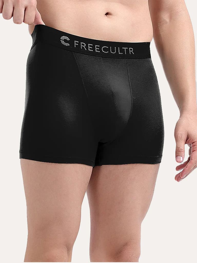 Men's Anti-Bacterial Micro Modal Trunk in Solid Waistband (Pack of 2) — photo 5