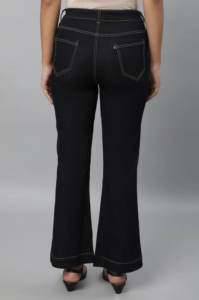 Blue Boot-cut Denim Jeans — photo 2