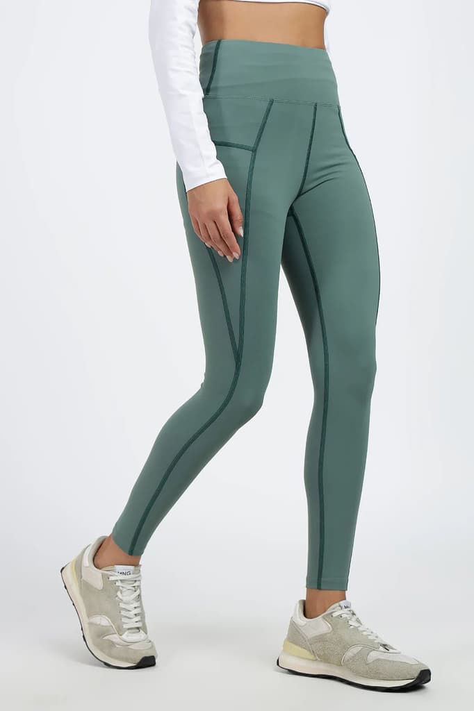 Timeless Nylon Leggings Sage Green — photo 6