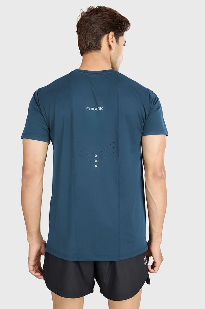 Laser Cut Running T-shirt Orion Blue — photo 7