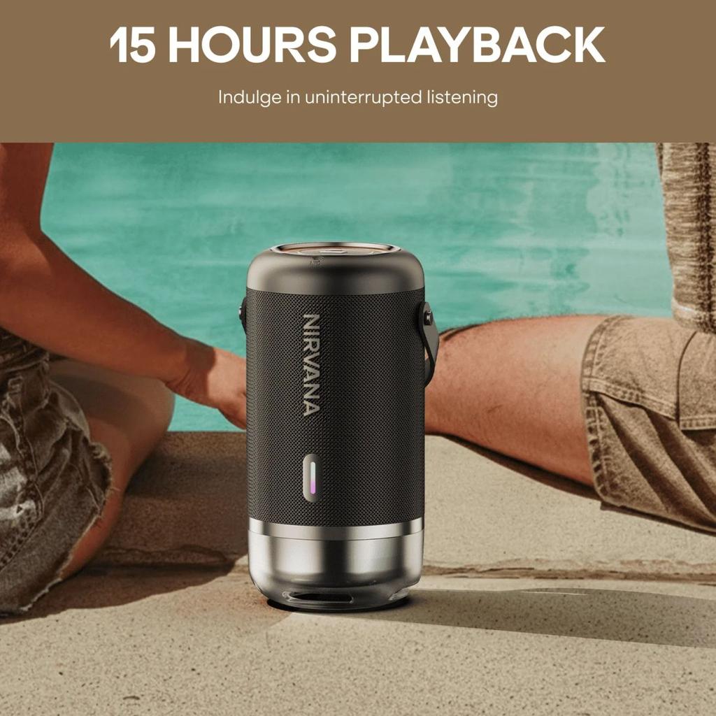 boAt Nirvana Luxe | Bluetooth Speaker with 100W Sound, 360° Spatial Audio & RGB LEDs — photo 4