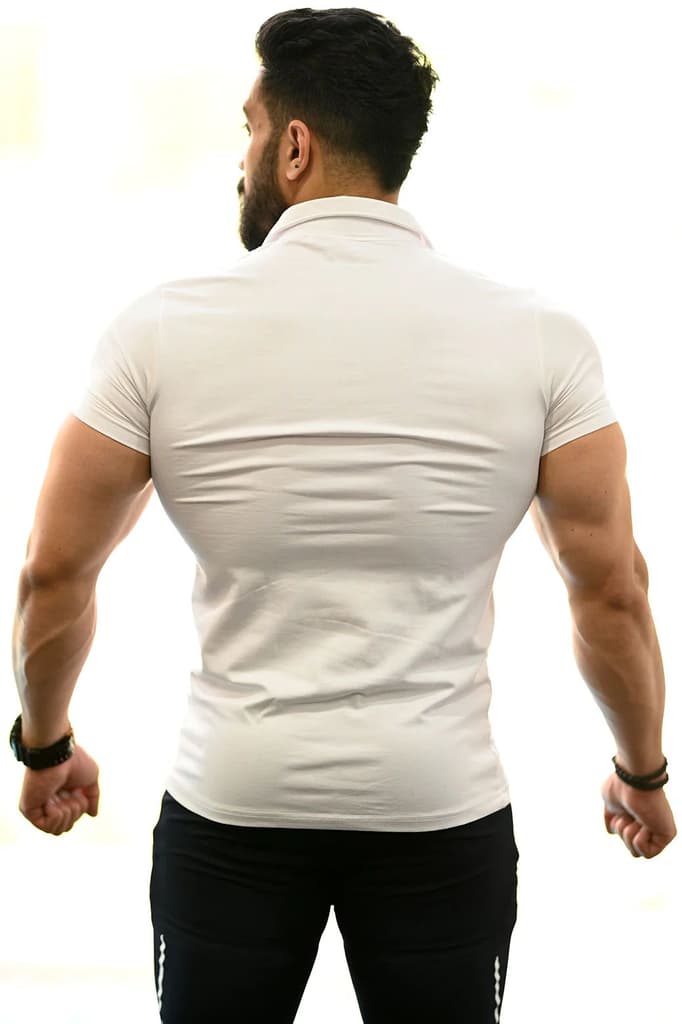 Polo T-shirt White — photo 6