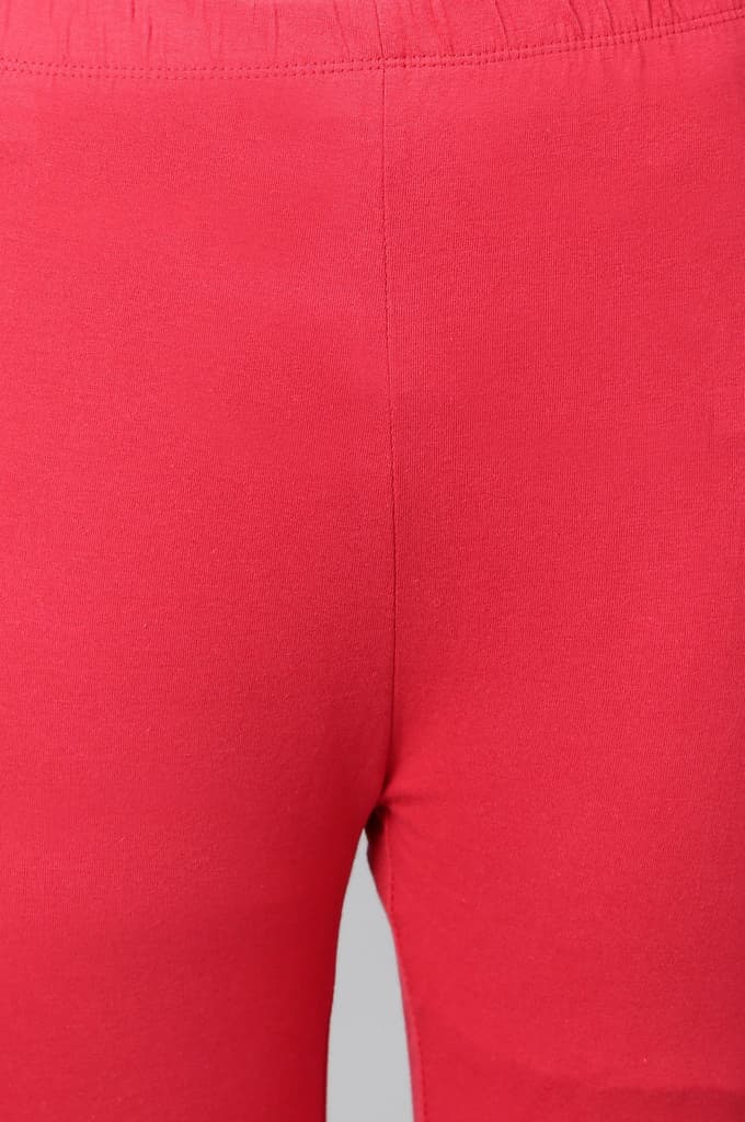Red Skin Fit Churidar — photo 8