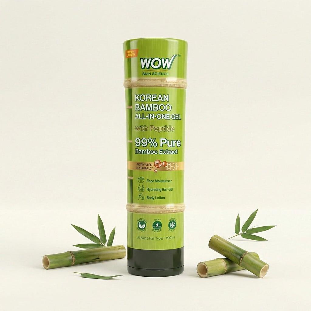 Korean Bamboo Gel Lightweight Hydration for Skin & Hair