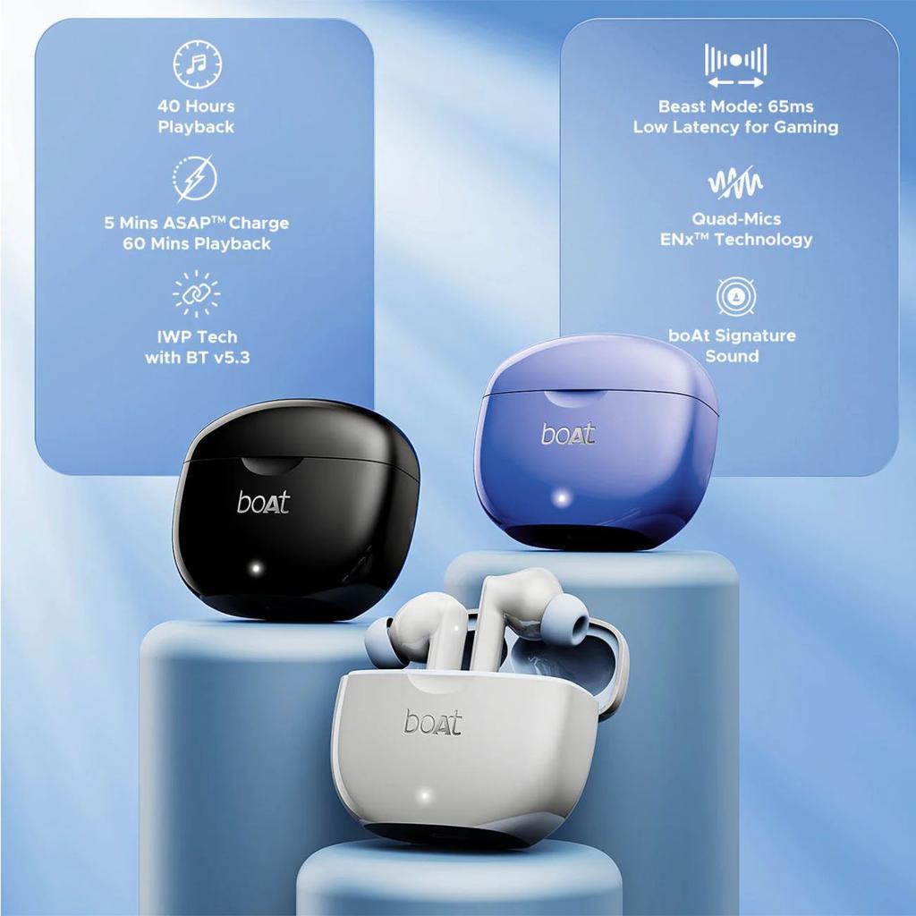 boAt Airdopes 120 | Wireless Earbuds with 40 Hours Playback, BEAST™ Mode, ASAP™ Charge, IWP™ Tech — photo 10