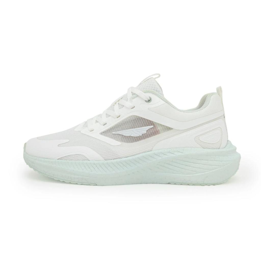 Sports Shoes for Women in White and Green | Athleisure Shoes — photo 3