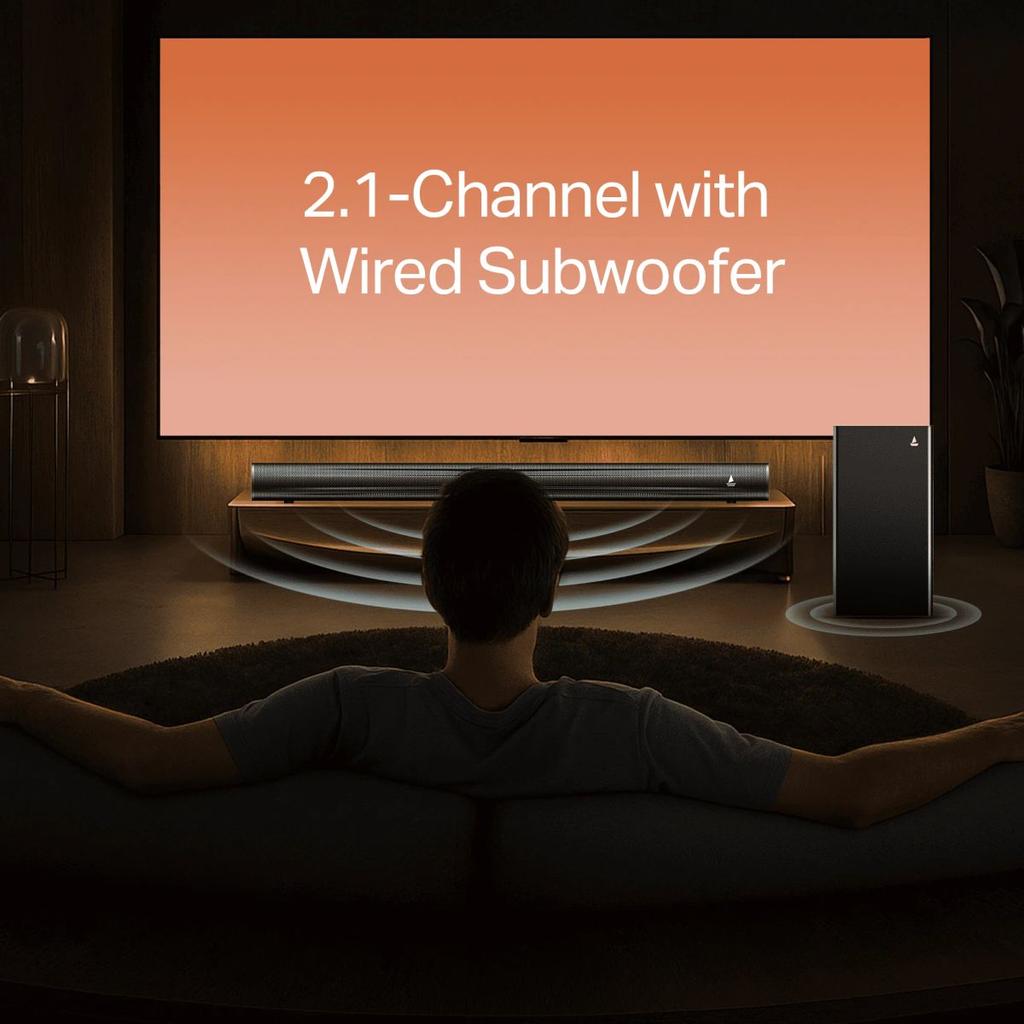 boAt Aavante 2.1 1550 Plus | 160W 2.1 Channel Soundbar with Bluetooth v5.4, EQ Modes & Master Remote — photo 2
