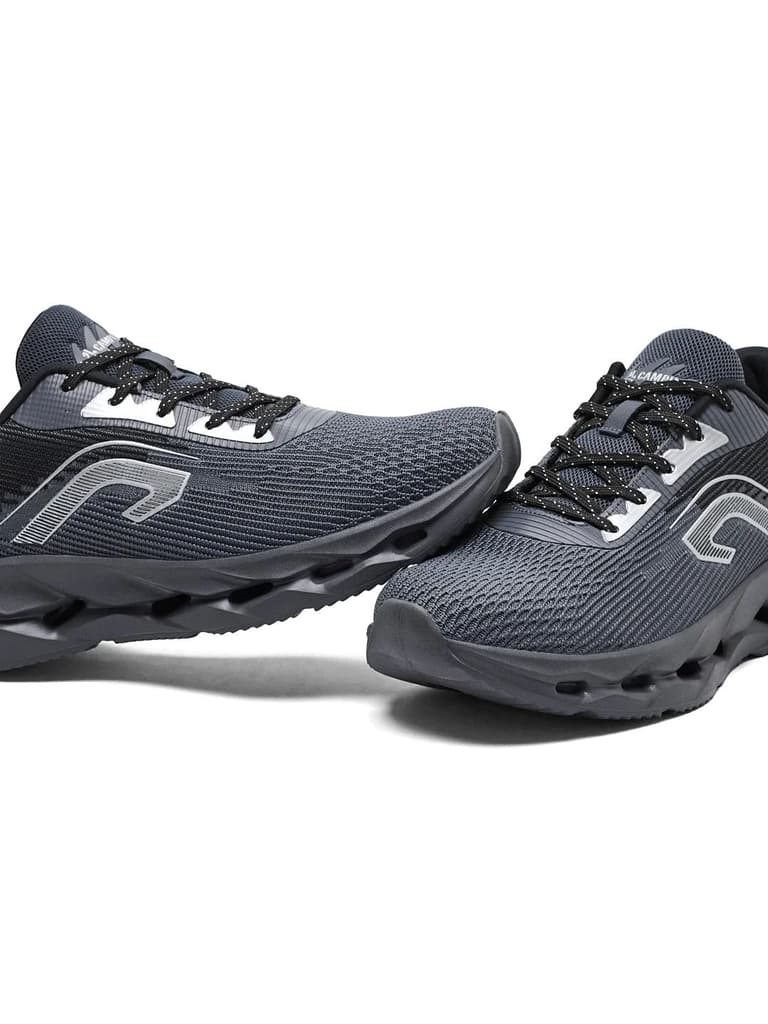 LOOPD Black Men's Running Shoes — photo 7