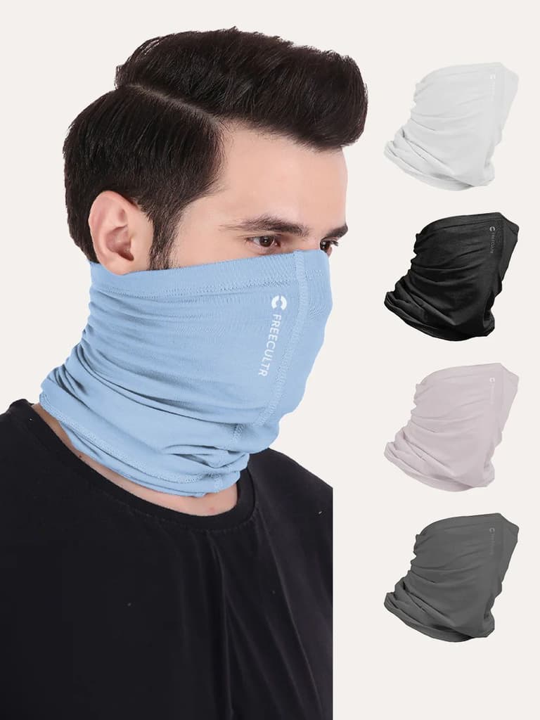 Unisex Organic Bandana Masks - Plain (Pack of 5) — photo 14