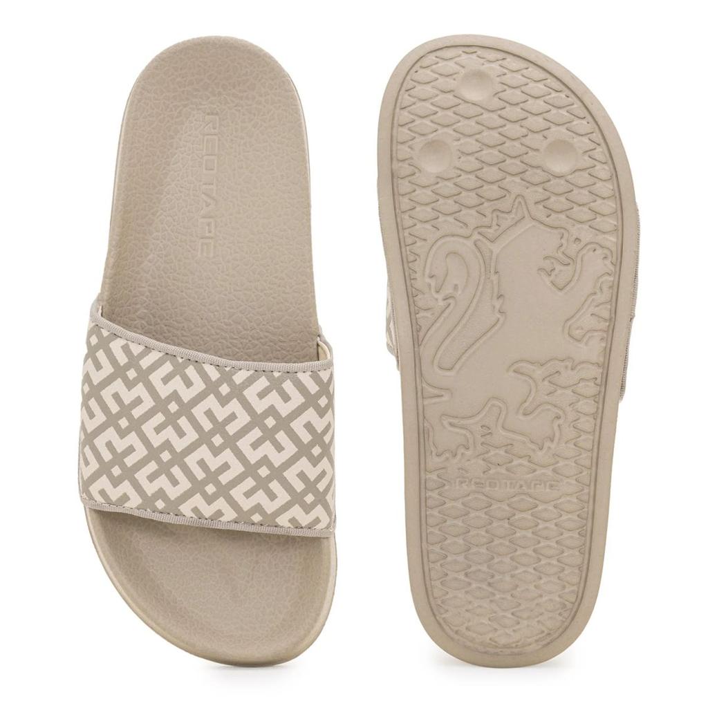 Sliders Flip-Flop for Women in Beige | Casual Pool Sliders. — photo 5