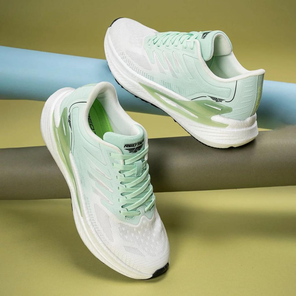 Sports Shoes for Men in White and Green | Athleisure Shoes — photo 6