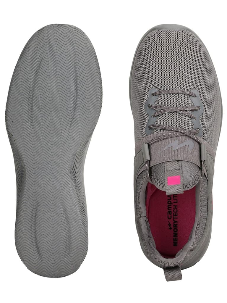 SHERRY Grey Women's Walking Shoes — photo 5