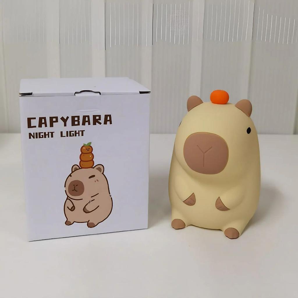 Cute Capybara Silicone Lamp | Touch Sensor Lamp, Rechargeable Night Light — photo 6