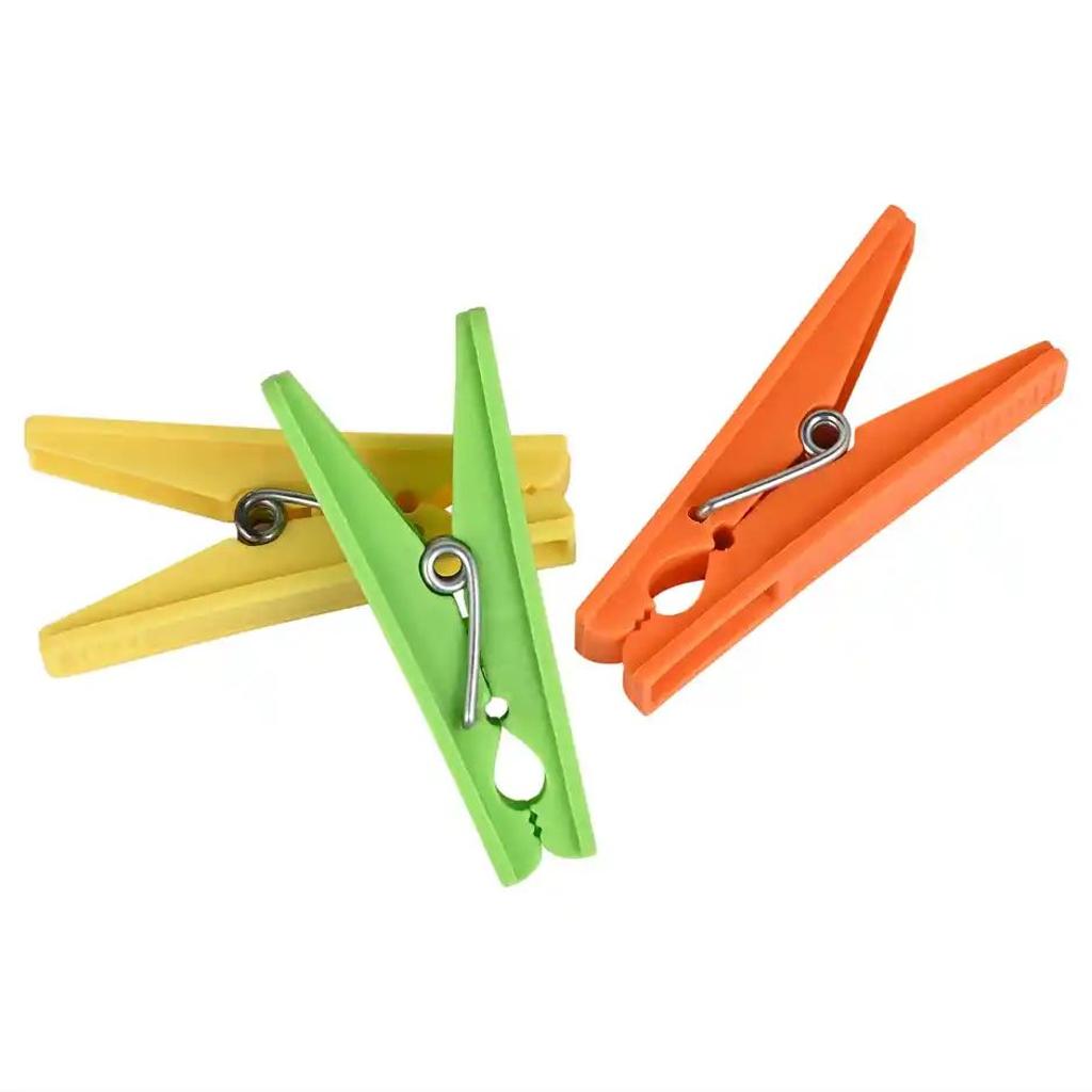 Sinco Elita Cloth Clips Cloth Pegs - Pack of 1 | 12 pcs - Orange