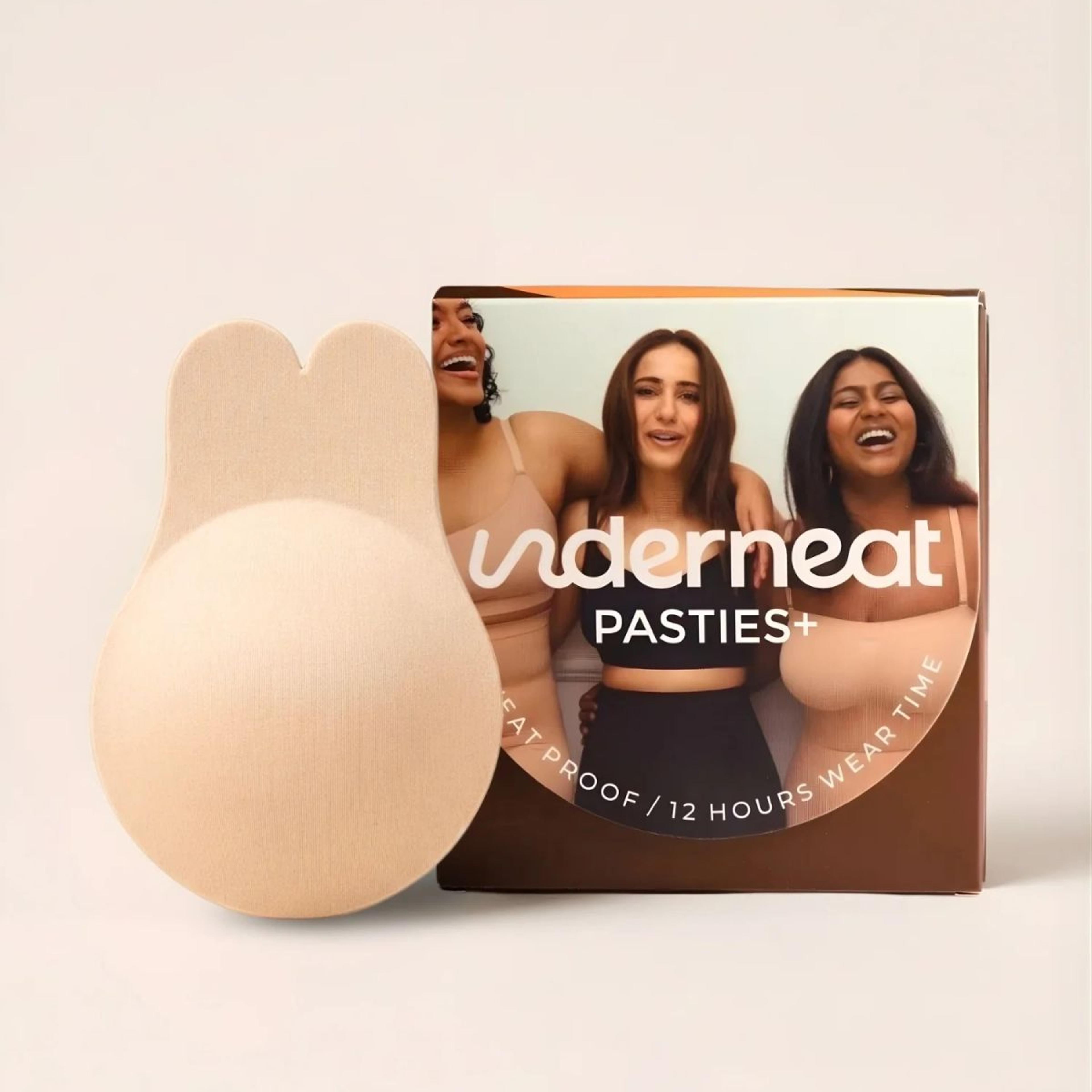 Reusable Adhesive Bunny Ups – Rabbit Ear Lift Design, Non-Adhesive Nipple Zone, Extra Lift Support