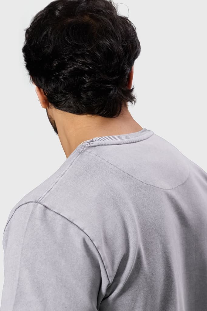 Shadow Washed Sweatshirt Light Grey — photo 4