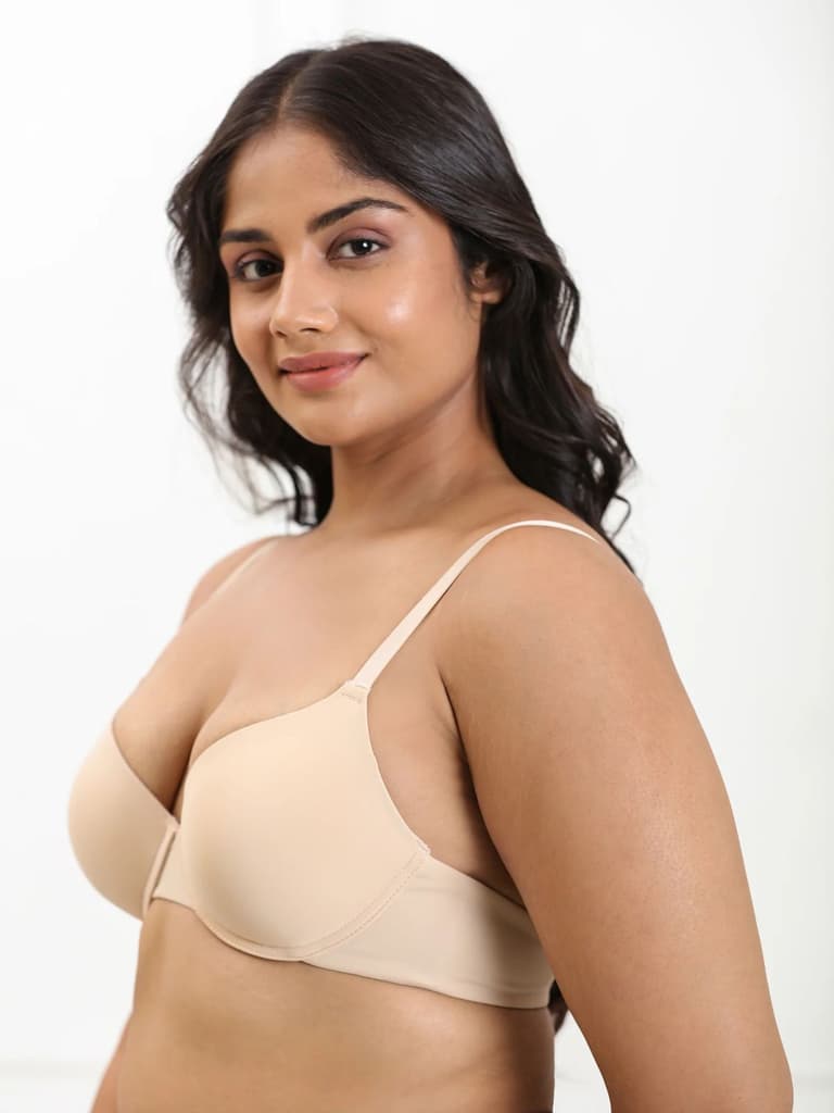 Everyday T-shirt Bra - Underwired Lightly Padded Seamless Bra with Moulded Cups — photo 10