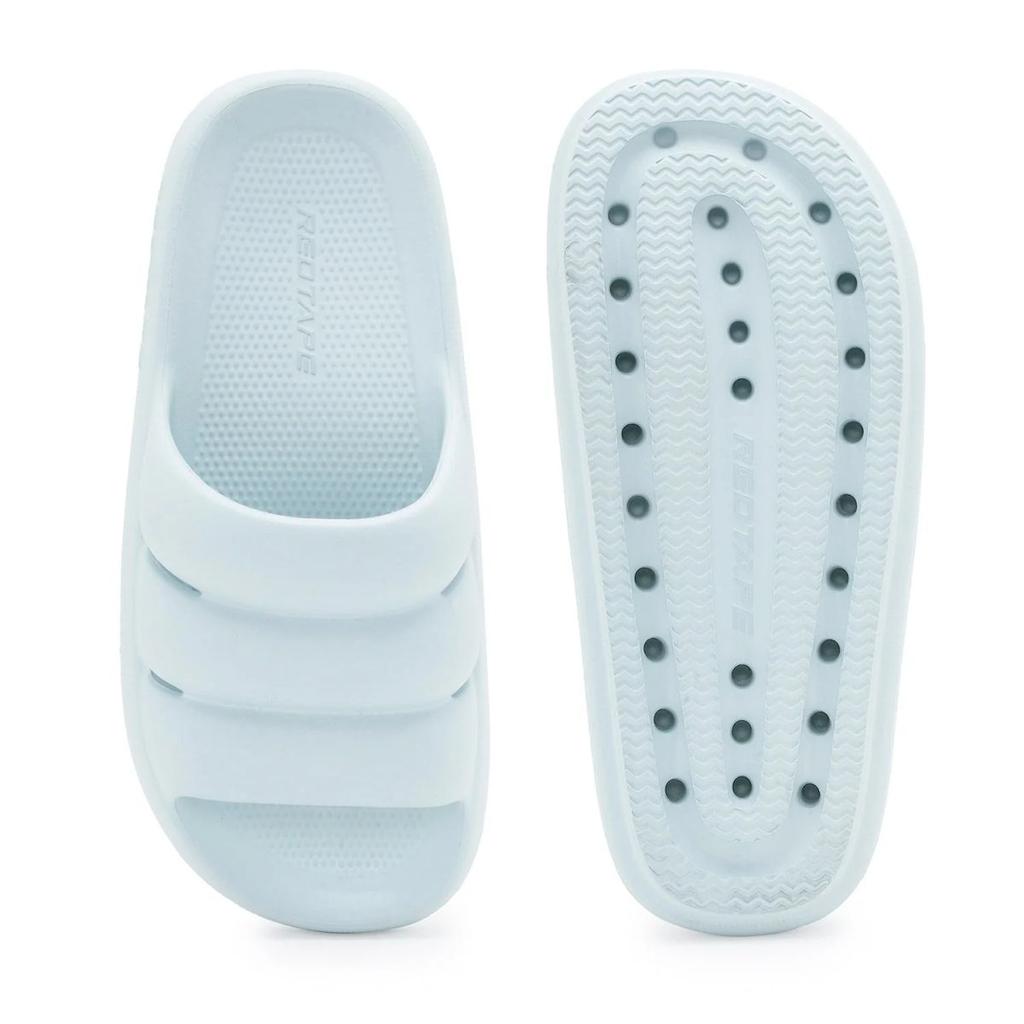 Womens Sliders in Powder Blue | Casual Pool Sliders — photo 5