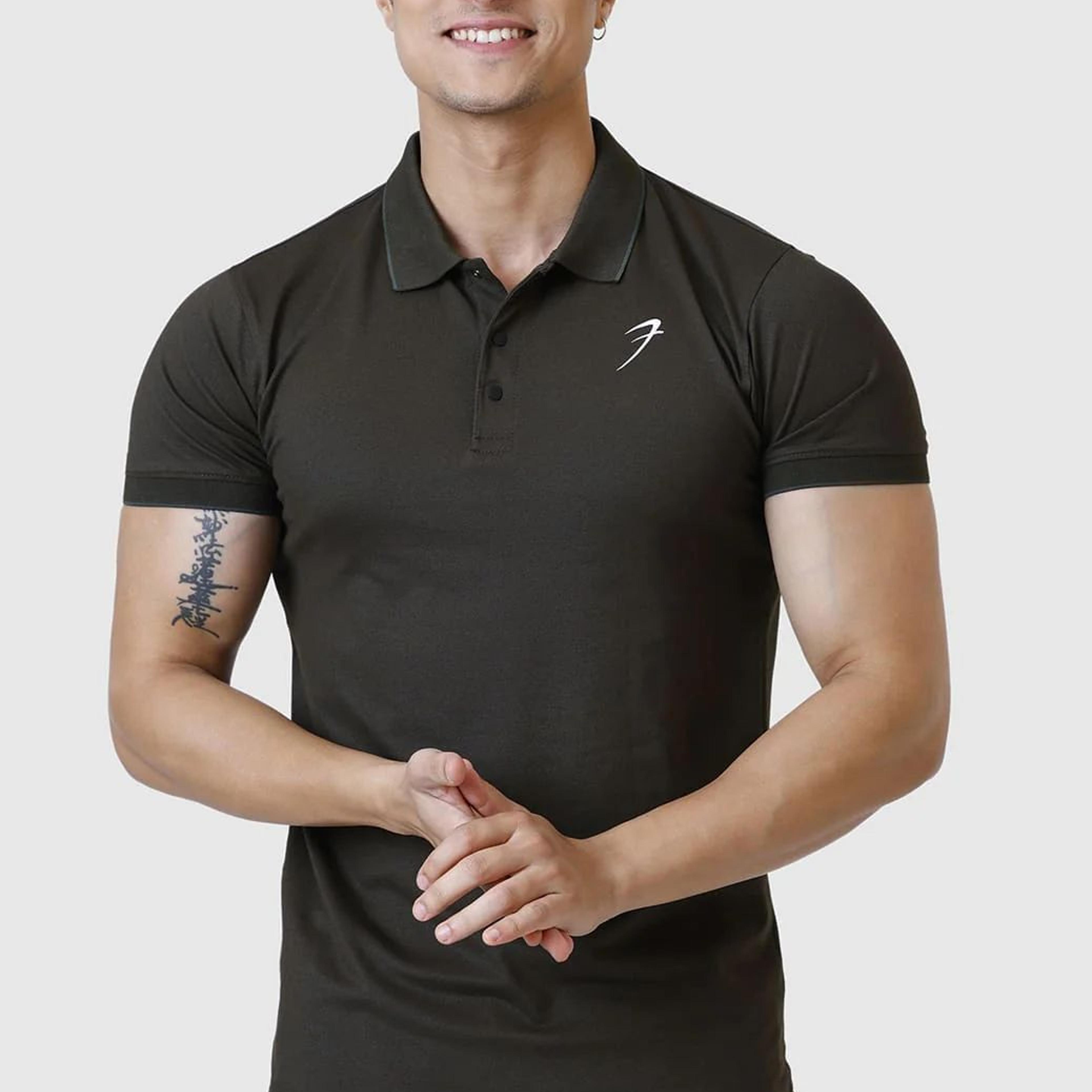 Aura Polo T-shirt Olive