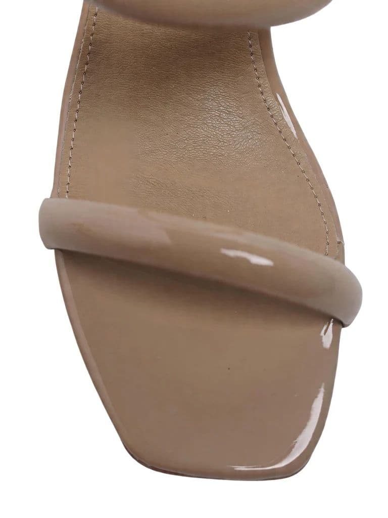 LUNA BLU Nude Dual Strap Heel Sandals — photo 4