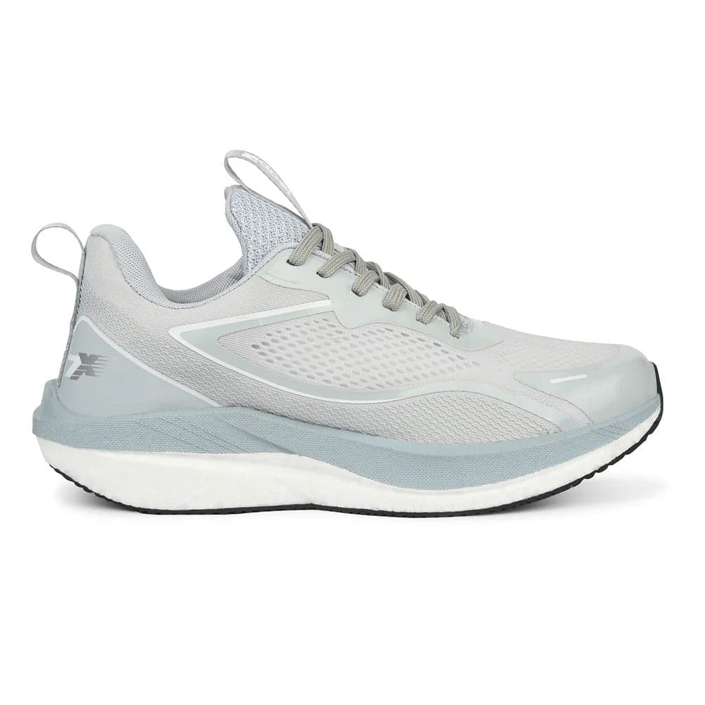 Leap7x Light Grey Sports Lacing Running Shoes For Men XLM-06 By Liberty — photo 2
