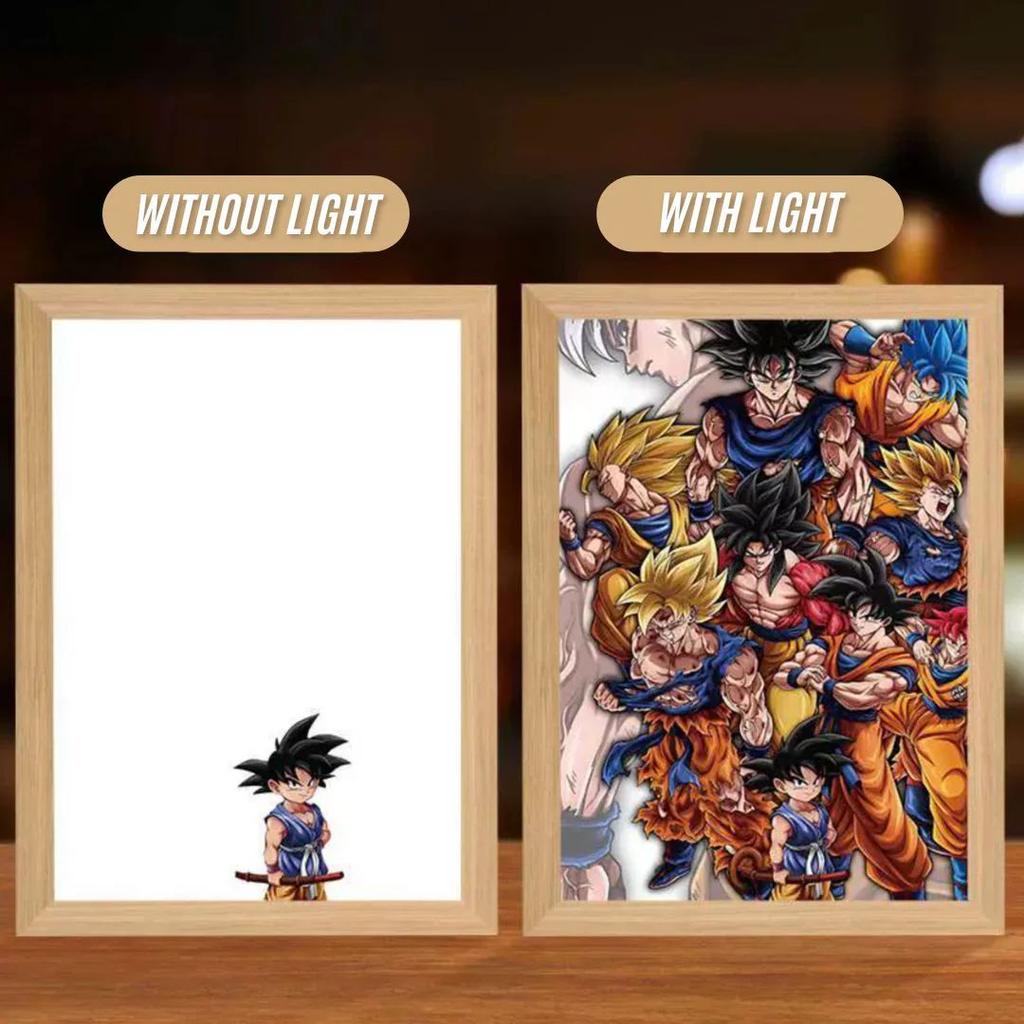 DBZ LED Light Painting | Epic Anime Glow Art — photo 2