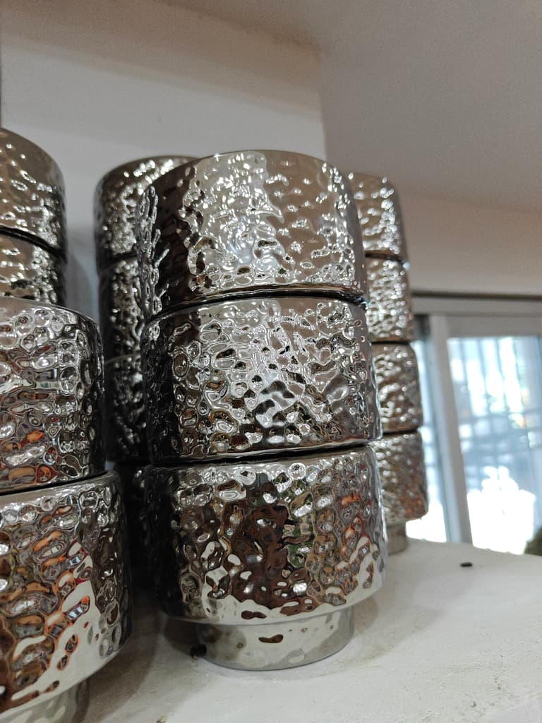 Silver Metal Tray | Kitchen Storage | Modern