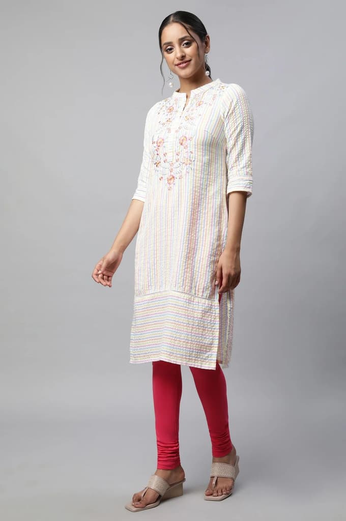 Pink Skin Fit Churidar — photo 5