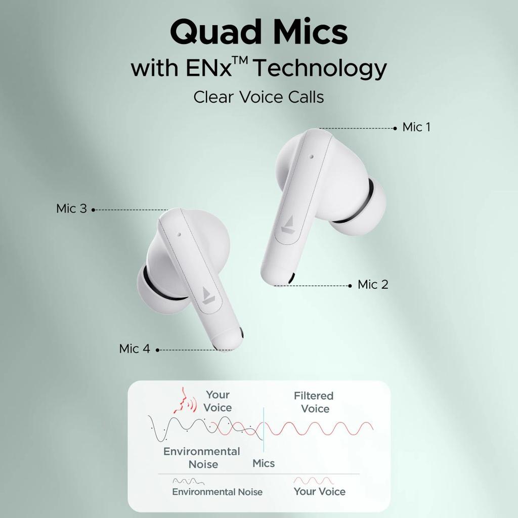 boAt Airdopes 161 ANC | Wireless Earbuds with Active Noise Cancellation up to 32dB, ENx™ Technology, ASAP™ Charge — photo 10