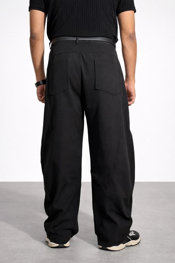 Bound Barrel Fit Rivet Pants — photo 2