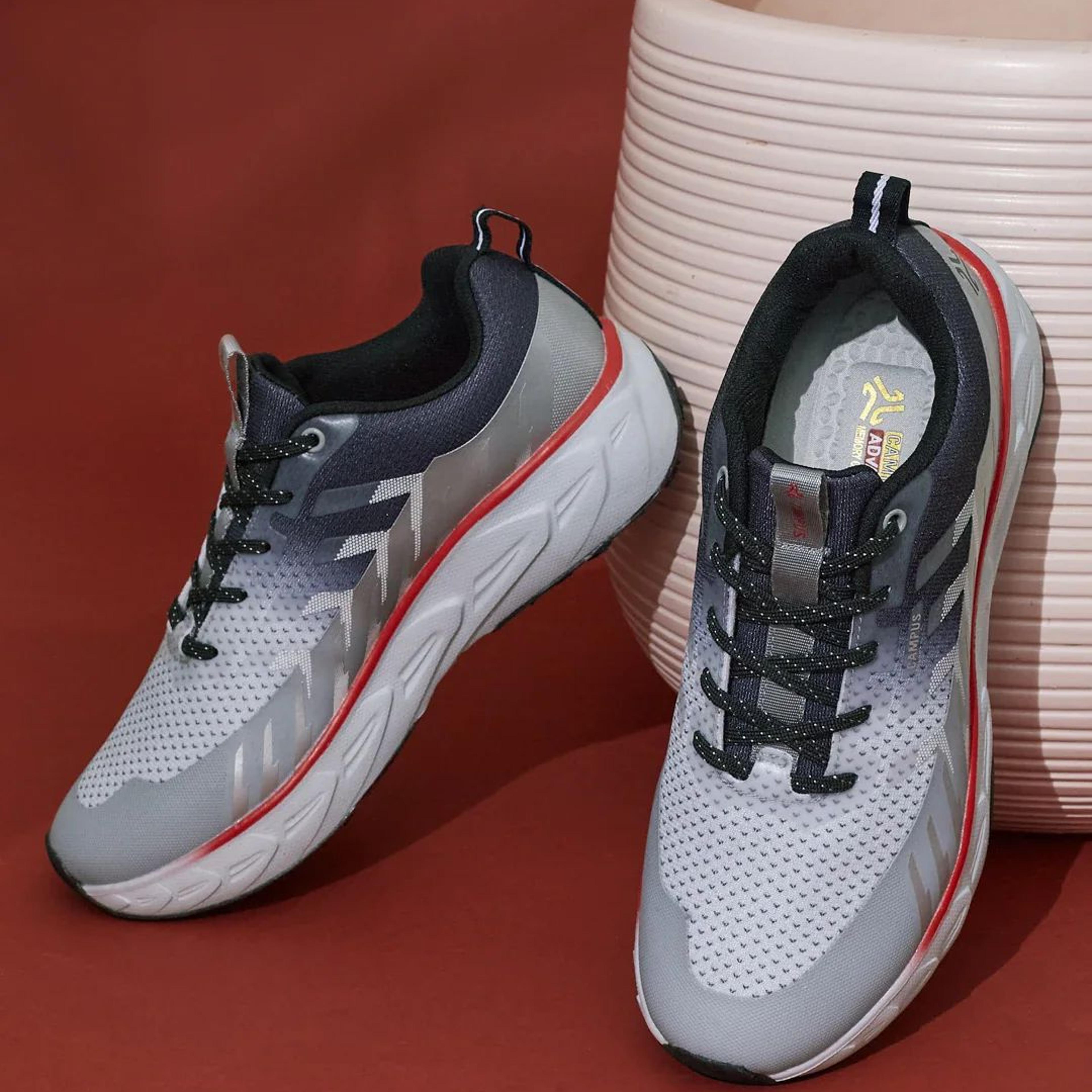 FASTRIK Grey Men's Running Shoes