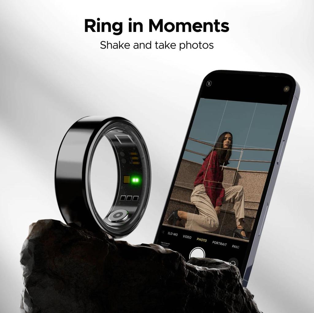 boAt Smart Ring Active | Smart Ring with Stainless Steel Design, 90% Lighter, Health Monitoring, Magnetic Charging Case — photo 9
