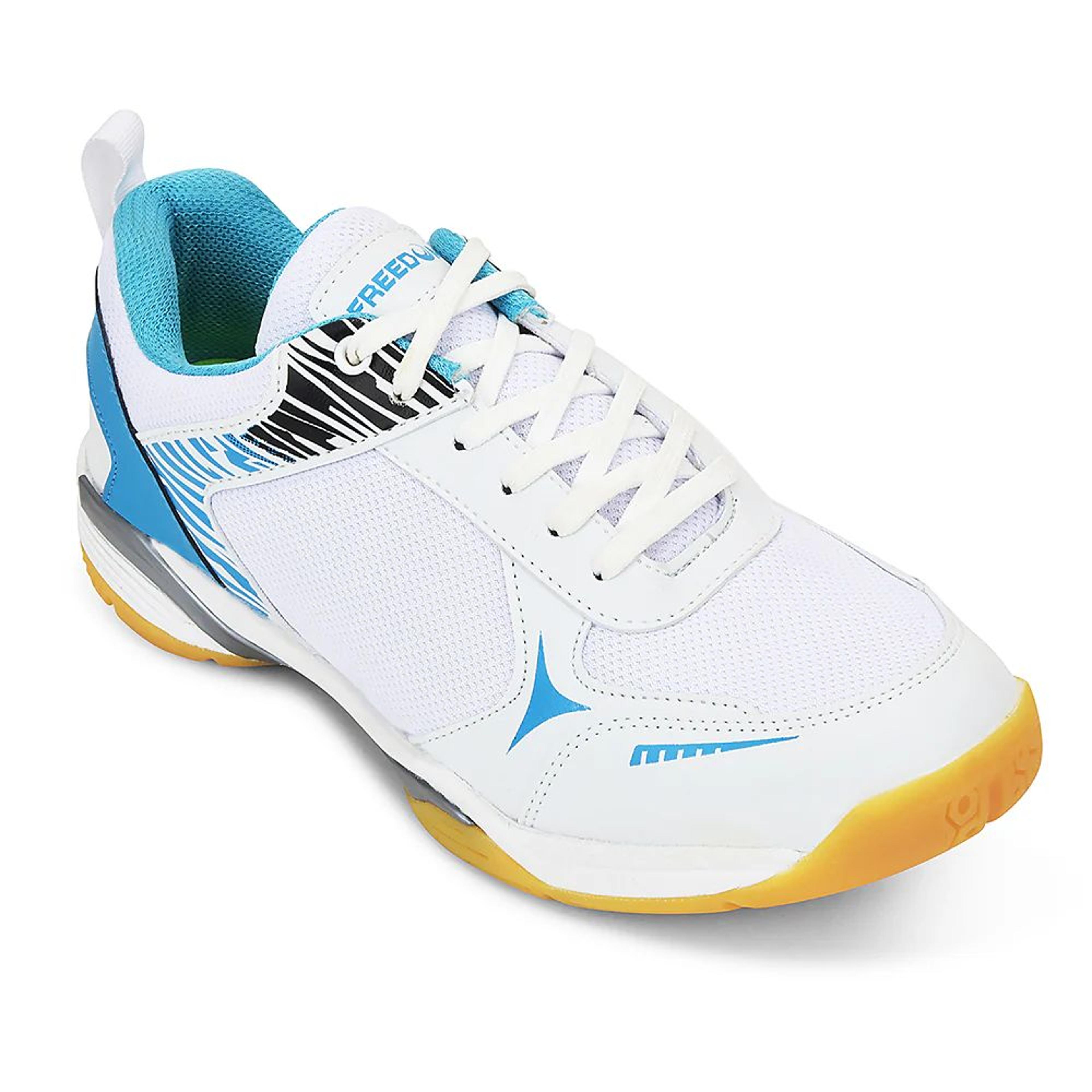FREEDOM Sky Blue Sports Non-Marking Paddle/Pickleball & Badminton Shoes For Men PLUTO-1 By Liberty