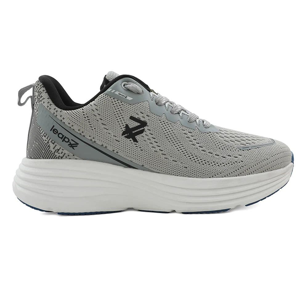 Leap7x Light Grey Sports Running Shoes For Men GHD-41 By Liberty — photo 2